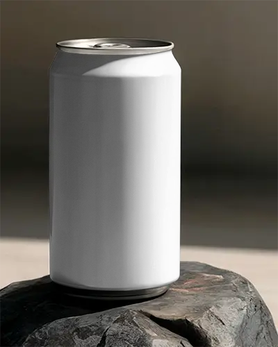 Sleek Modern Can Mockup For Beverage Branding And Packaging Design Showcase