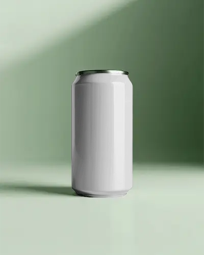 Blank Beverage Can Mockup For Custom Design Presentation And Marketing Use