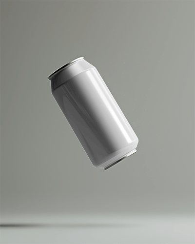 Can Mockup Floating In Air