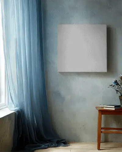 cozy-living-space-with-canvas-mockup-hanging-on-wall-near-window-and-sheer-curtains