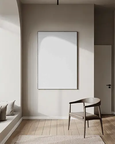 framed-canvas-mockup-in-bright-minimal-interior-with-arched-window-and-wooden-chair