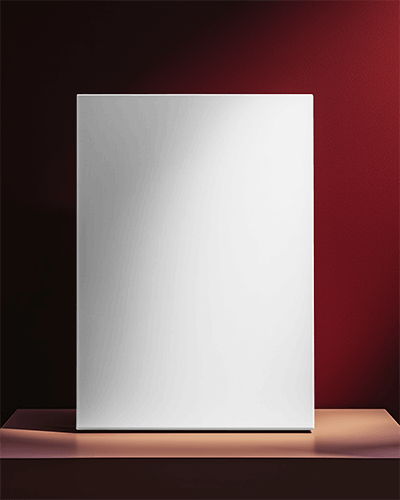 Deep Red Background Canvas Mockup Dramatic Lighting With Bold And Luxurious Atmosphere 031
