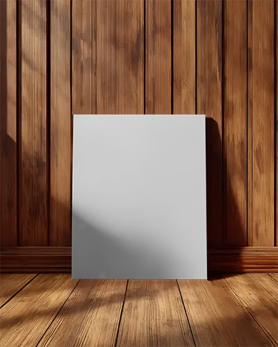 Standing Isolated Canvas Mockup For Showcasing Artwork Or Photography Prints