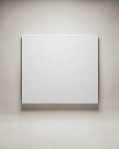 Minimalist Canvas Mockup Soft Lighting Gallery Wall Modern Design Showcase 088