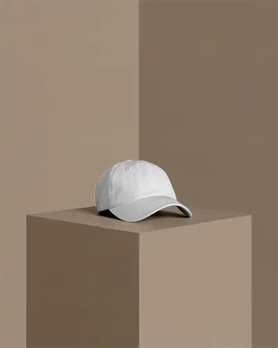 Classic Adjustable Cap Mockup For Branding And Promotional Purposes On Pedestal