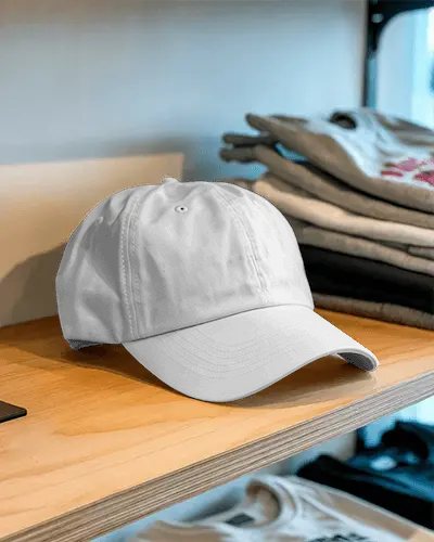 Stylish Baseball Cap Template For Promoting Sportswear Brands And Casual Fashion Apparel