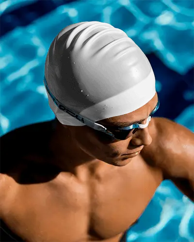 Professional Swimming Cap With Anatomic Design For Competitive Aquatic Sports And Training