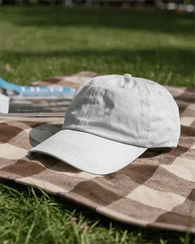 Classic Adjustable Cotton Baseball Cap With Curved Brim For Casual Wear And Outdoor Activities