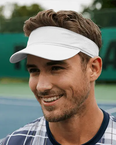 sporty-visor-cap-mockup-male-model-smiling-in-tennis-outfit-outdoor-court-summer-fashion
