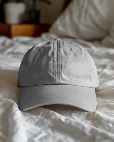 Front View Cotton Sport Cap Mockup Ready For Logo Placement And Marketing Use