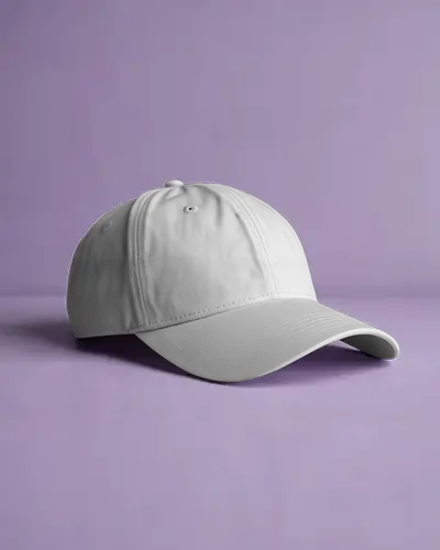 Cap Mockup On Studio Surface Minimalist Creative Setup Soft Modern Presentation