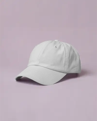 Baseball Cap Mockup On Pink Background Studio Display Soft Clean Modern Fashion Aesthetic Style