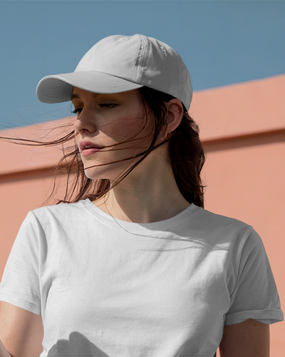 Stylish Casual Cap And Tshirt Mockup For Your Custom Logo And Fashion Brand Promotion Needs