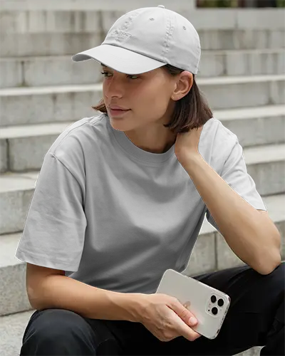 Stylish Minimalist Tshirt Mockup Outdoor Setting For Promotional Apparel Campaigns