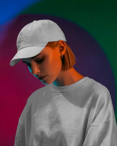 Stylish Baseball Cap Mockup For Merchandise Branding And Sportswear Collection