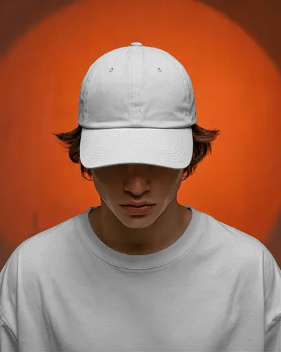 Adjustable Back Plain Baseball Cap Mockup For Men Trendy Outdoor Headwear With Lightweight