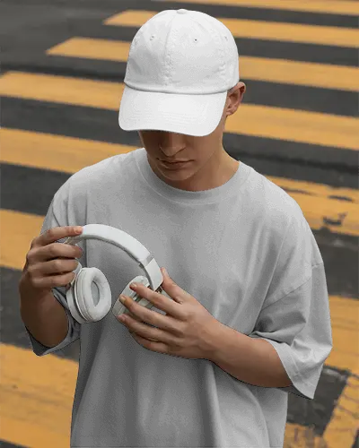 Urban Style Casual Baseball Cap Mockup For Personalized Merchandise And Brand Identity