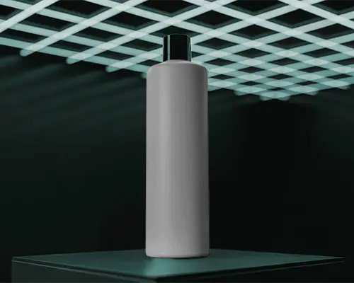 Modern Minimalistic Cosmetic Bottle Mockup For Skincare Or Beauty Product Presentation