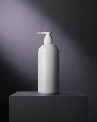 Luxury Cosmetic Pump Bottle Mockup On Minimalistic Surface For Beauty Products