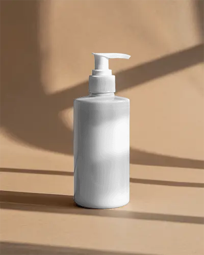 Sleek Cosmetic Pump Bottle Mockup For Liquid Soap Or Moisturizing Body Cream Packaging