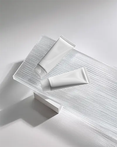 Modern Cosmetic Tube Mockup With Realistic Shadows For Product Showcase