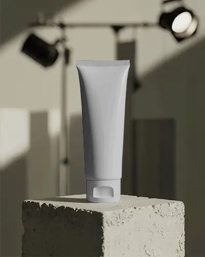 Premium Cosmetic Tube Mockup For Skincare Or Beauty Product Presentation And Branding