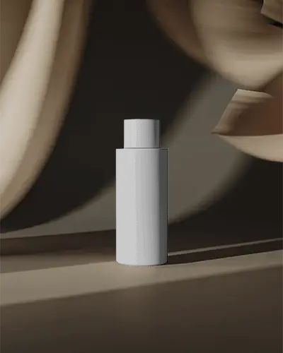 Luxury Cosmetic Bottle Mockup For Skin Care Product Packaging Design