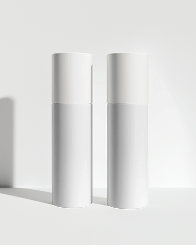 Minimalist Spray Bottle Mockup On Pastel Pink Background Clean And Modern Product Presentation