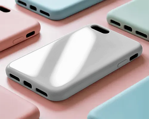 Smartphone Cover Mockup Showcasing Modern Minimalistic Accessory Style