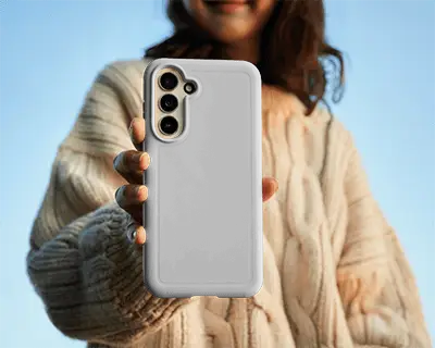 Realistic Smartphone Cover Mockup To Present Your Creative Phone Cover Design Online