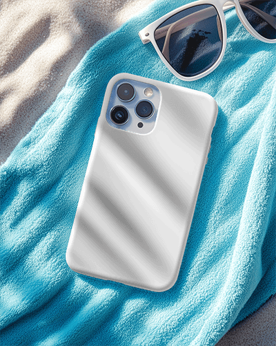 Diffused Light Phone Cover Mockup Featuring Modern Clean Lines 078