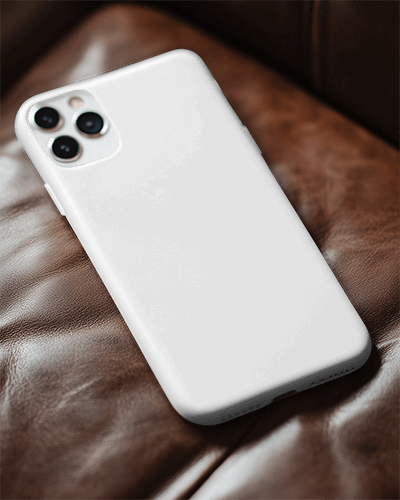 Luxurious Leather Sofa Phone Cover Mockup Elegant Angle With Soft Focus And Premium Warm Aesthetic 089