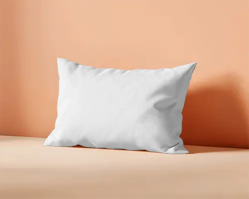 Rectangular Cushion Mockup For Home Decor And Cozy Living Room Accessory Design Display