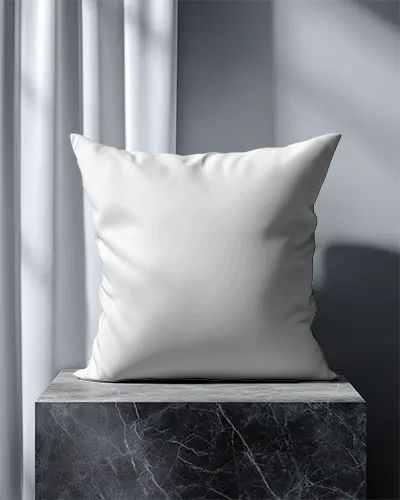 Luxury Square Cushion Mockup For Home Decor Branding And Textile Design Presentations