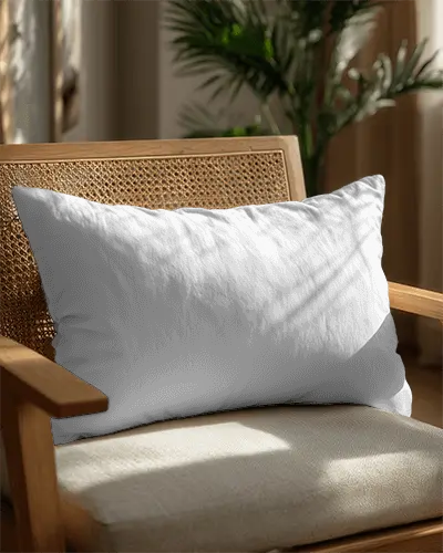 High Quality Soft Cushion Mockup For Interior Design And Home Decor Pillow Presentation