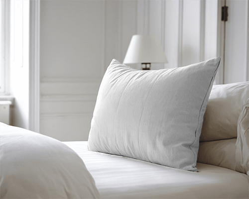 Luxury Bedroom Cushion Mockup On Elegant Bed Soft Natural Lighting Cozy And Classic Interior 022