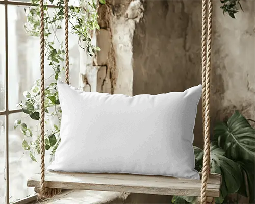 rustic-swing-cushion-mockup-white-rectangular-pillow-on-wooden-swing-near-window-with-greenery-043