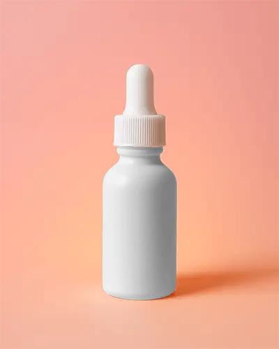 Minimalist Dropper Bottle Mockup For Cosmetics Serums And Essential Oil Packaging Templates