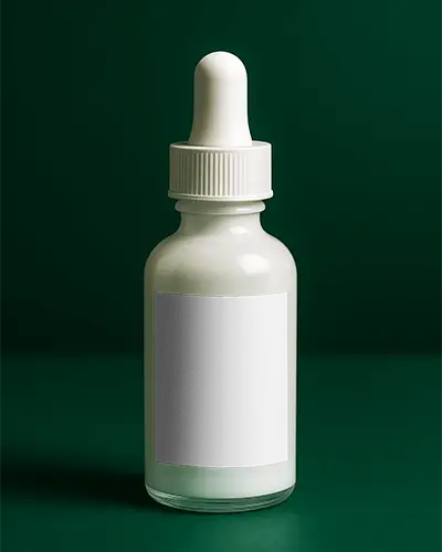 Premium Dropper Bottle Mockup For Cosmetic Serums Skincare Products Ideal For Brand Showcase
