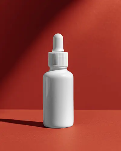 Pharmaceutical Dropper Bottle Mockup For Essential Oil Product Promotion And Advertising