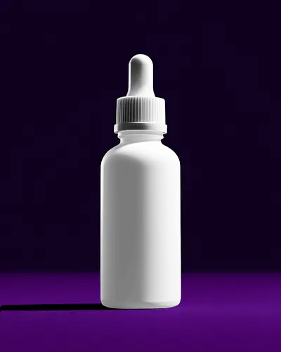 Premium Dropper Bottle Mockup For Essential Oil Cosmetic Serum Packaging Design Template