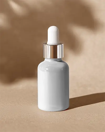 Premium Dropper Bottle Mockup For Liquid Product Packaging And Beauty Essentials Presentation