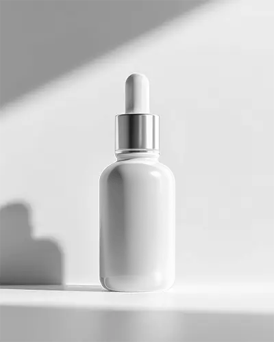 Minimal Dropper Bottle Product Mockup For Beauty And Skincare Brand Advertising