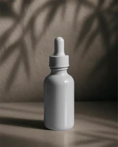Premium Dropper Bottle Mockup For Cosmetic Serums Essential Oils And Skincare Products
