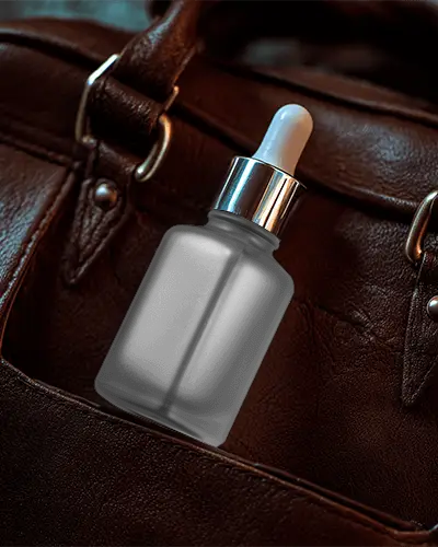 Sleek Dropper Bottle Mockup For Cosmetic Serum Brand Marketing And Product