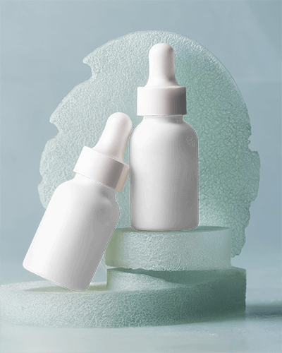 Dropper Bottle Mockup Frosted Glass Luxury Skincare Branding 056
