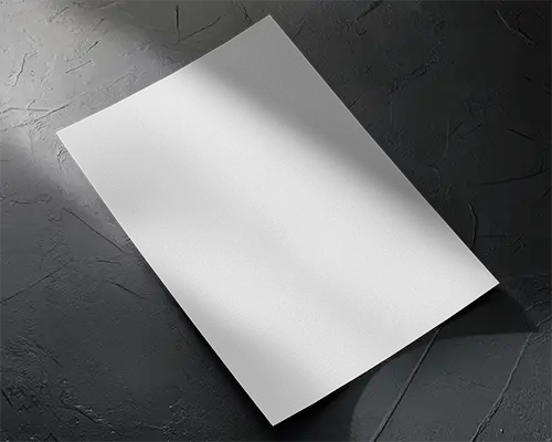 Angled Paper Flyer Mockup On Dark Textured Surface With Soft Overhead Lighting Minimal And Modern Presentation 0101
