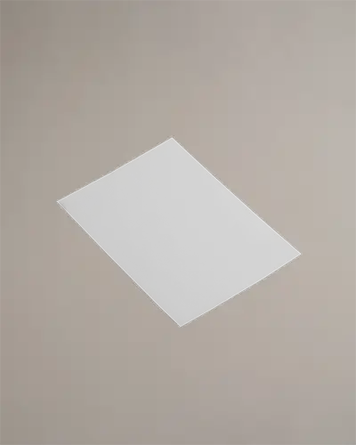 Isolated Paper Flyer Mockup Floating Clean Simple Layout Studio Background Graphic Template 0318