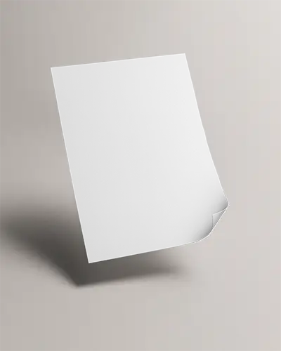 Minimalistic Flyer Mockup Floating On Neutral Background With Realistic Shadow Effects 0326