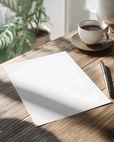blank-flyer-mockup-on-wooden-table-with-cup-and-pen-for-design-presentation